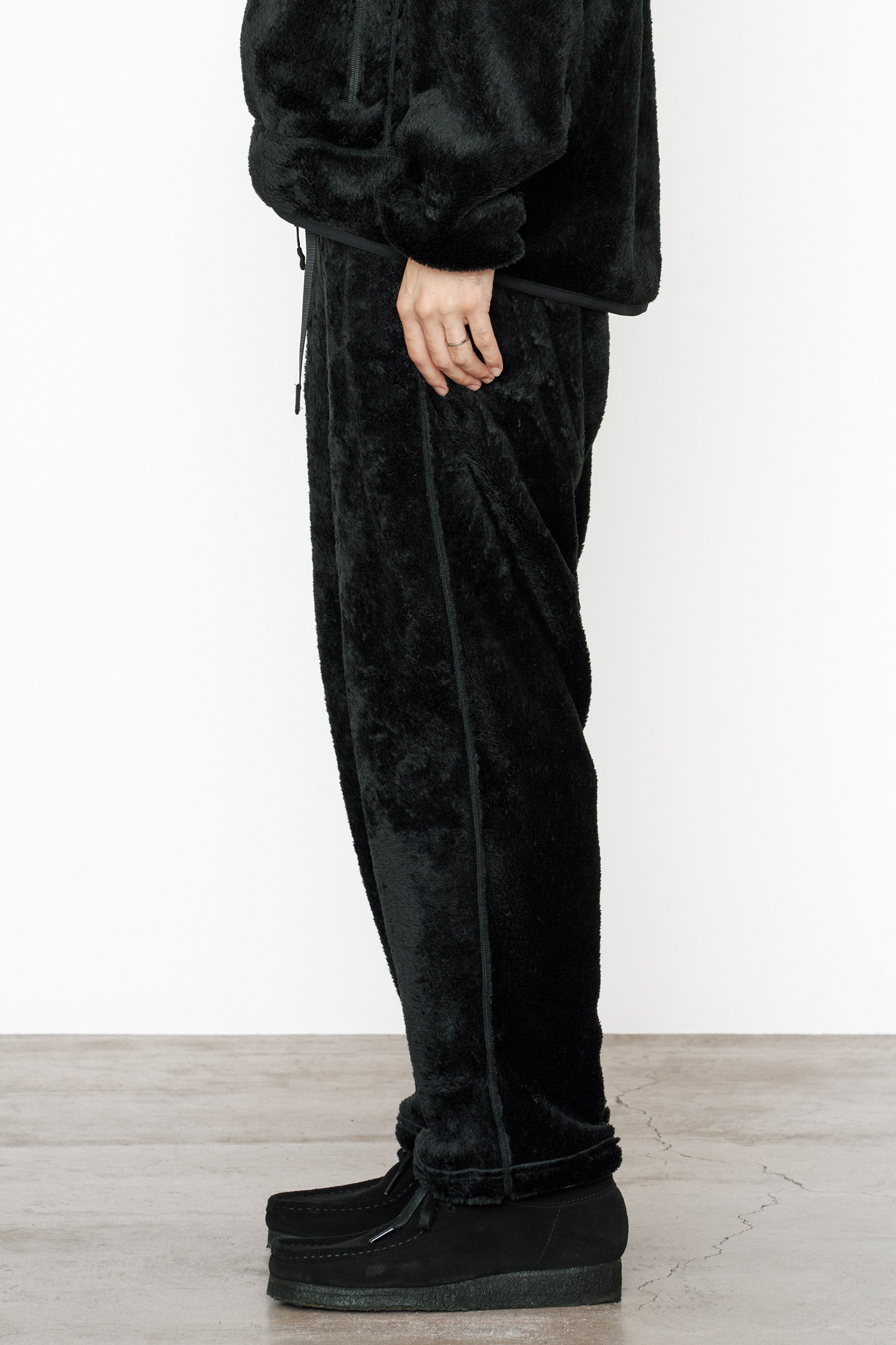 Polatec High Loft Fleece Pcu Fleece Pants, Black