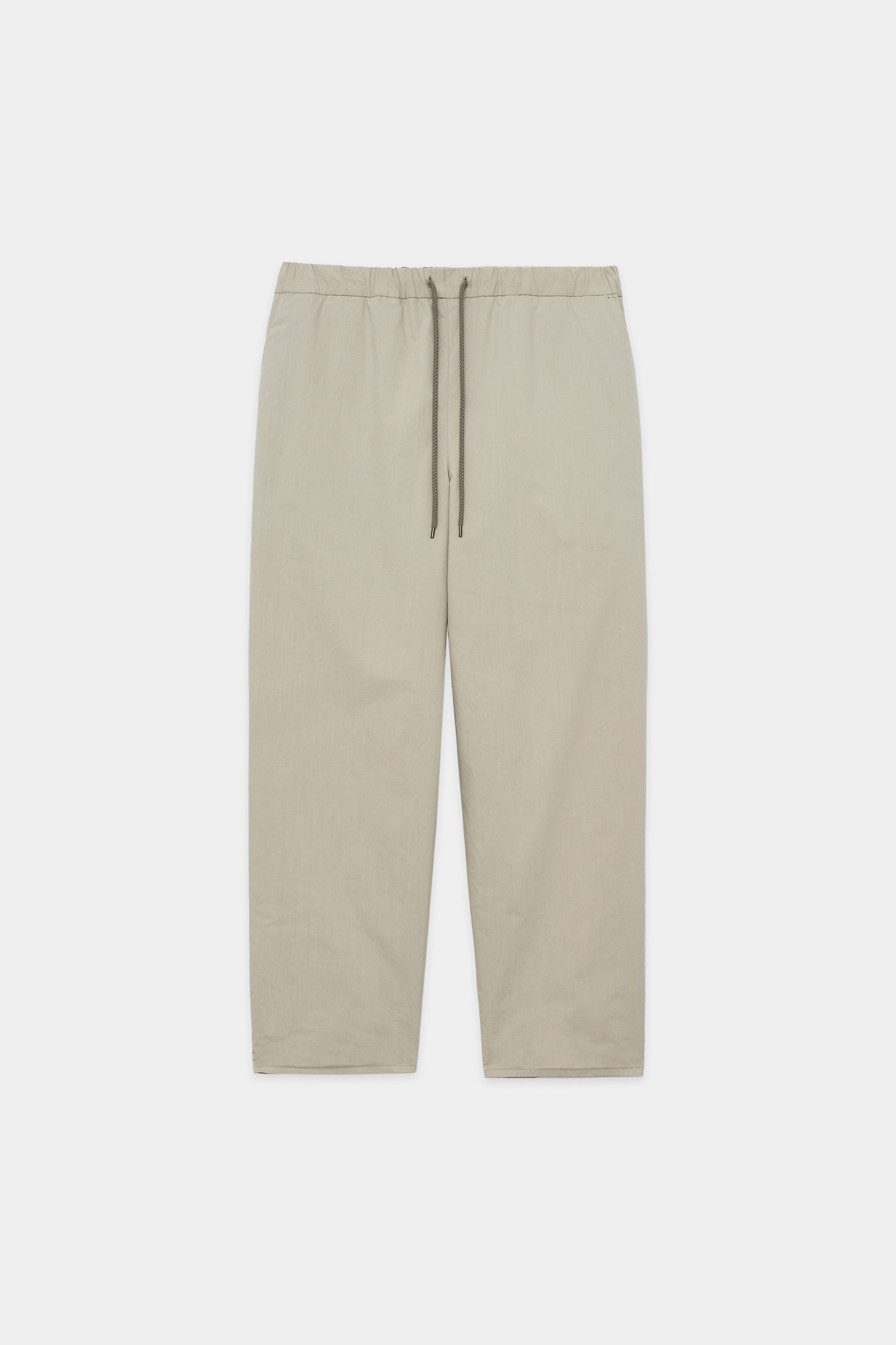 Organic Cotton/ Polyester Weather Reversible Easy Pants, Beige