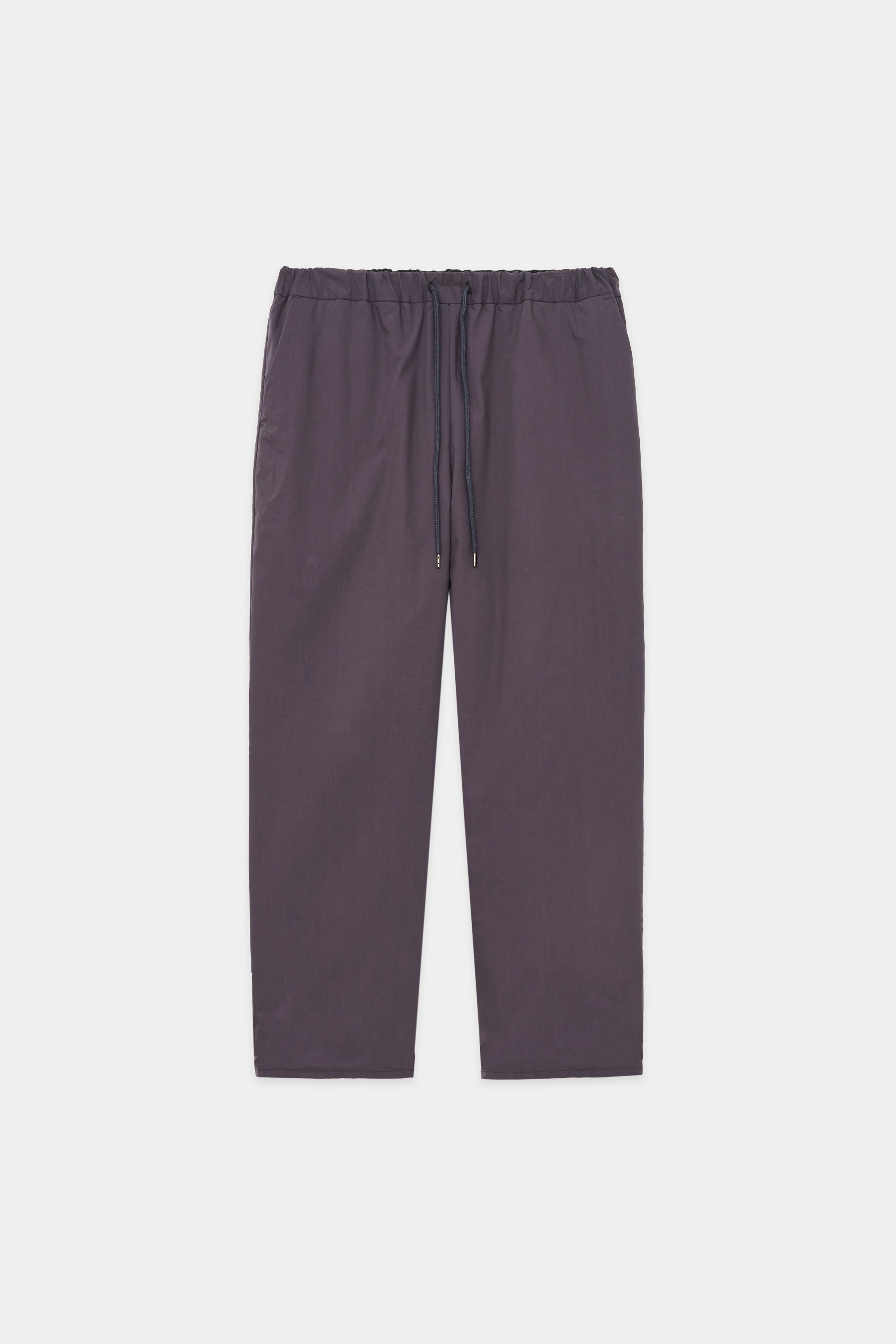Organic Cotton/ Polyester Weather Reversible Easy Pants, Purplish Brown