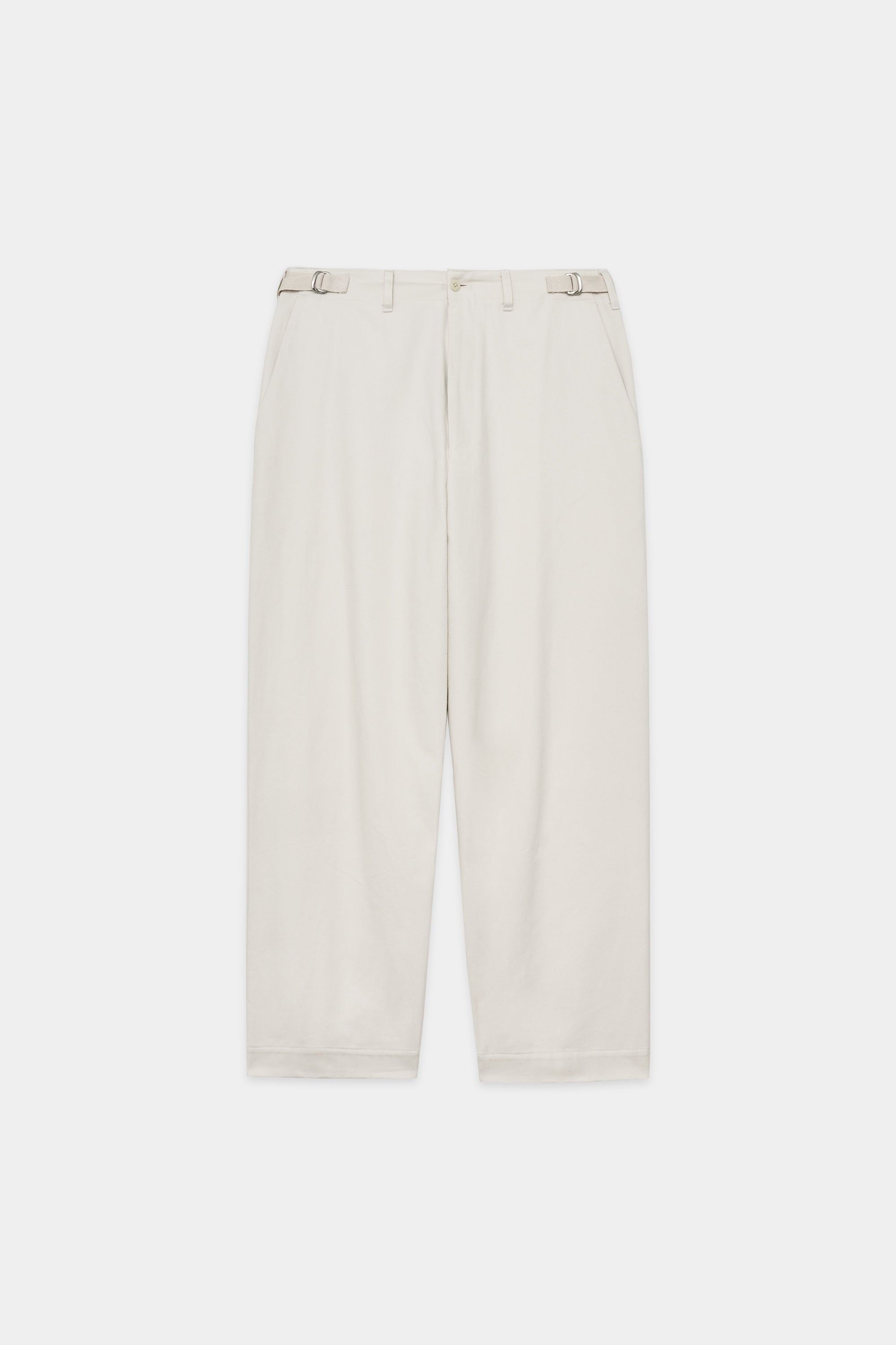 Organic Cotton 10/- Drill Side Adjust Trousers, Ivory – MARKAWARE