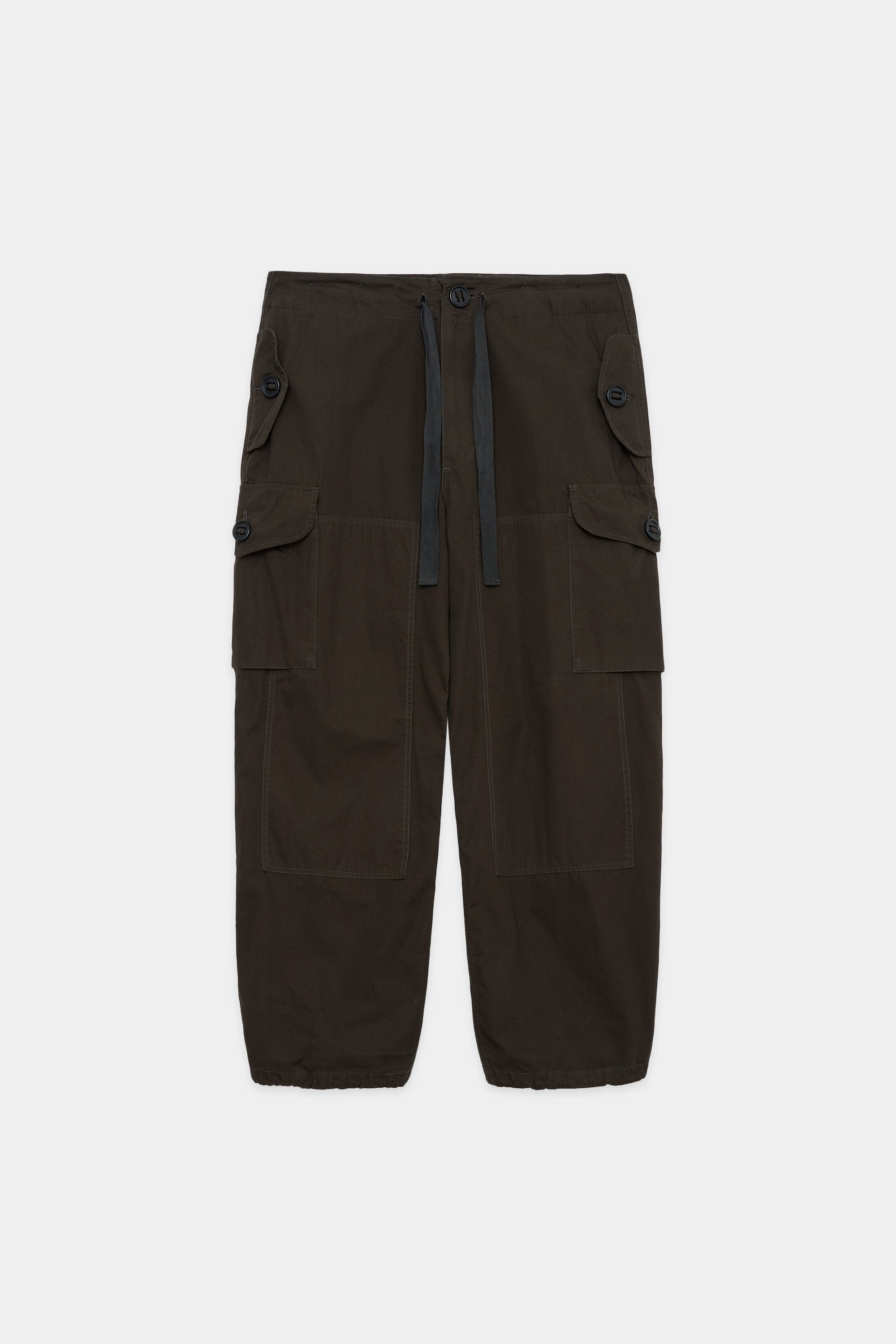 ORGANIC COTTON WEATHER CLOTH CANADIAN OVER PANTS, Charcoal