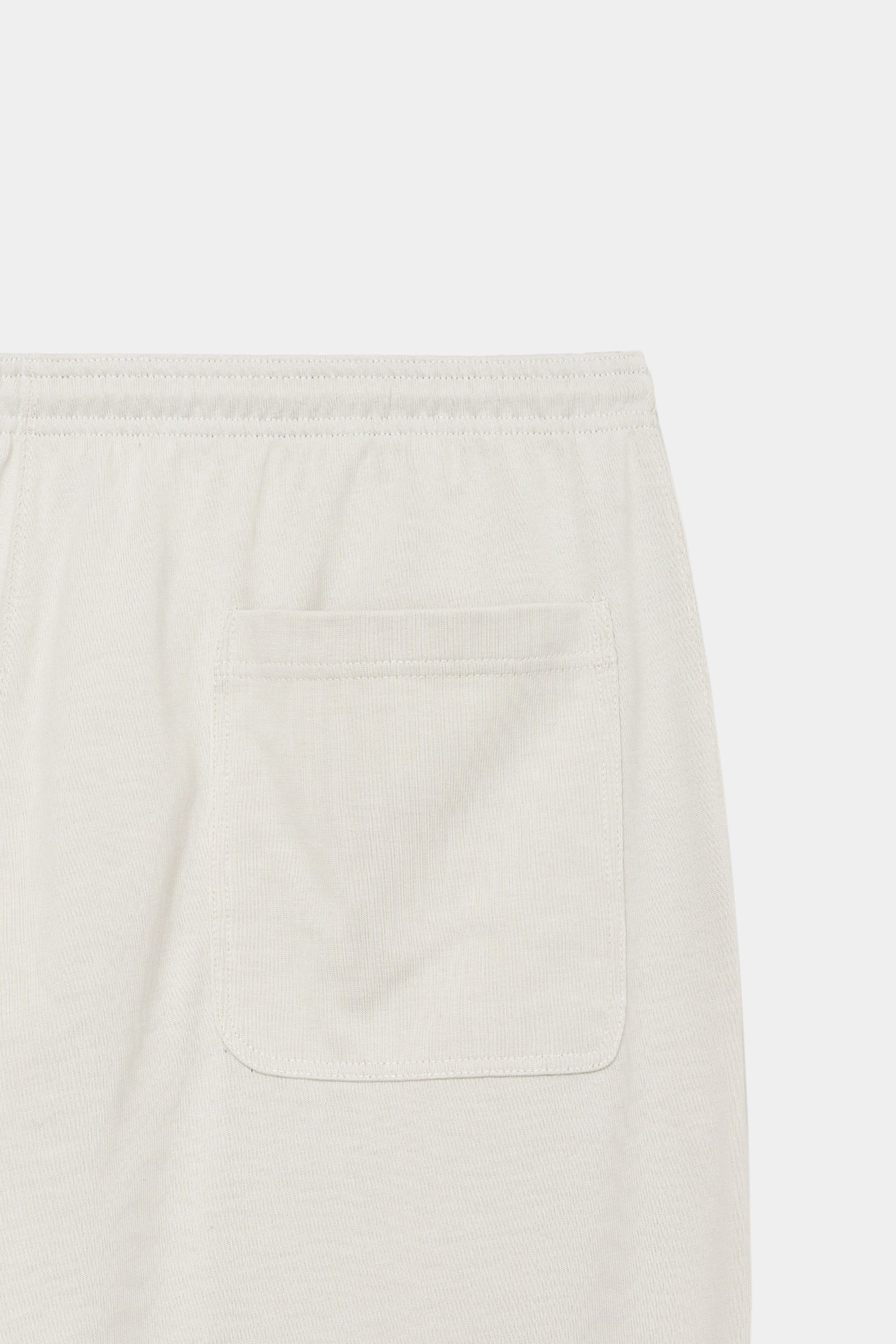 20//1 RECYCLE SUVIN ORGANIC COTTON KNIT EASY PANTS WIDE, Off White