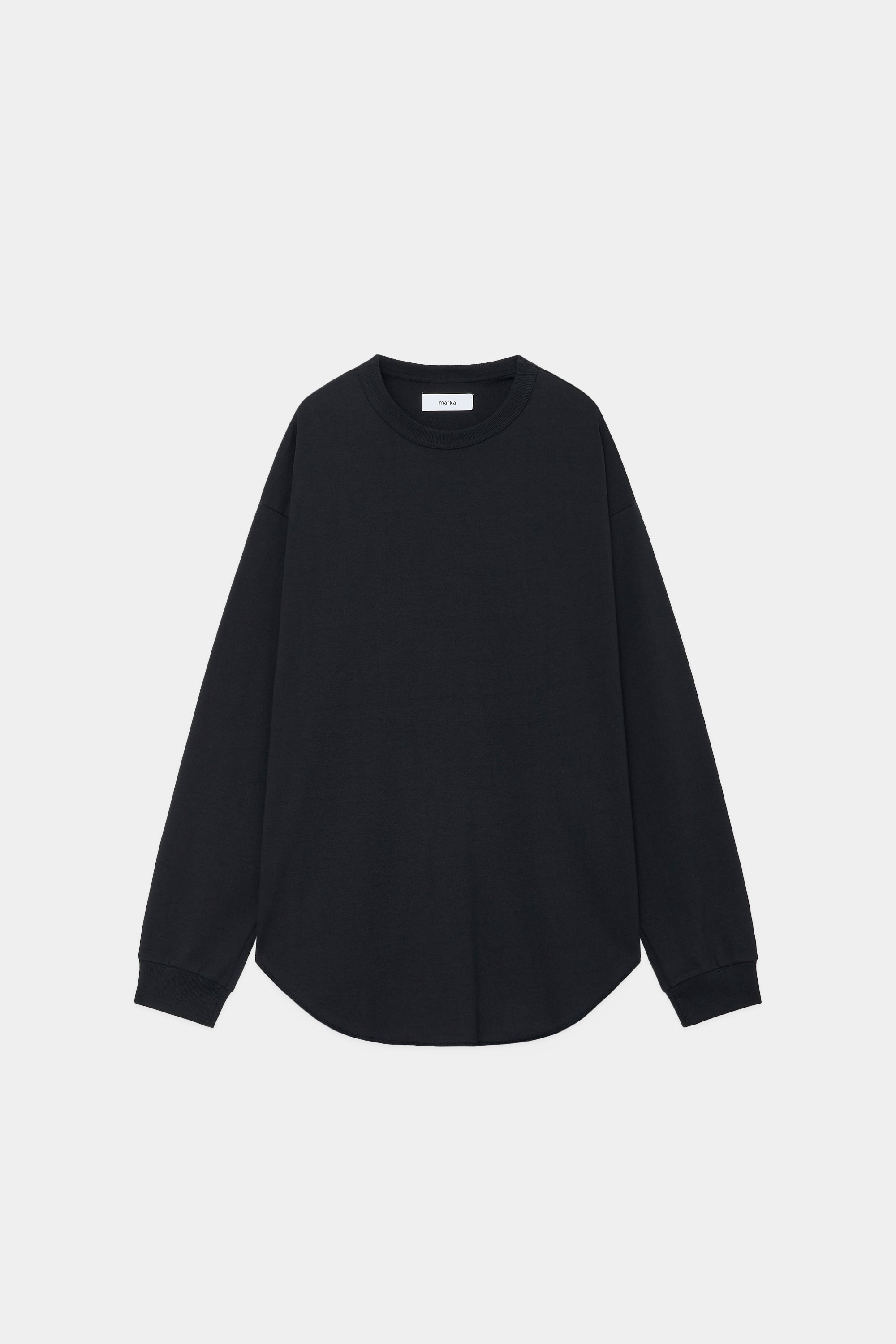 14/-  RECYCLE SUVIN ORGANIC COTTON KNIT BASE BALL TEE L/S, Black